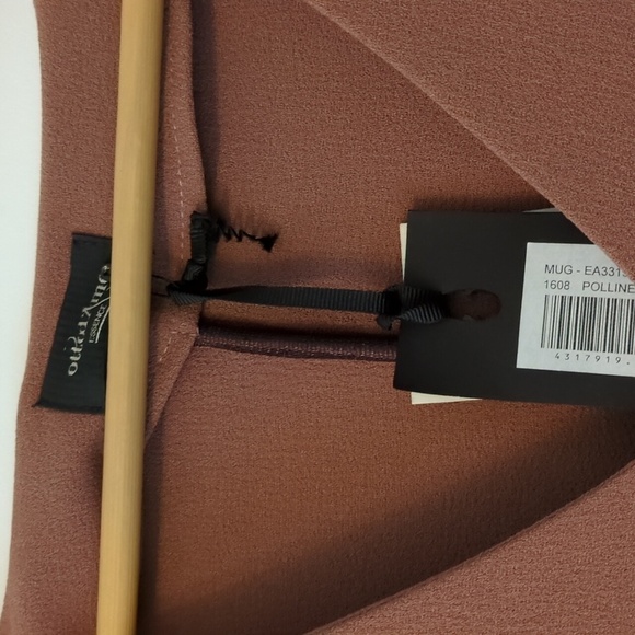 Otto D'Ame Minimalist Career Office Formal A Line Neutral Color dress Size 10 - Picture 7 of 9